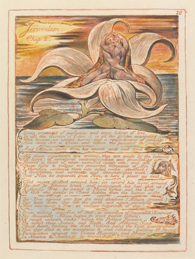 Jerusalem, Plate 28 by William Blake